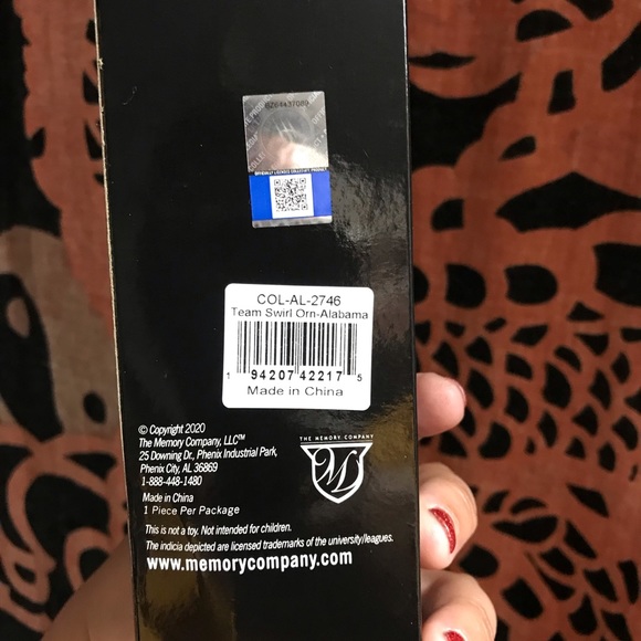 Alabama Crimson Spear ornament - Picture 3 of 3